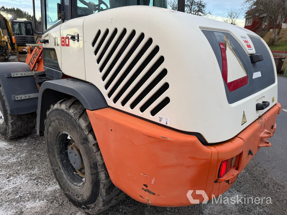 Wiellader Hjullastare Terex TL80 med tillbehör