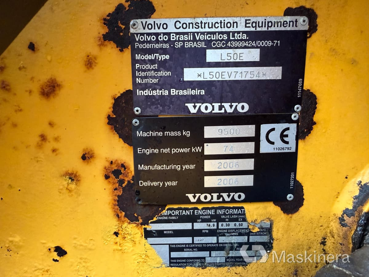 Wiellader Hjullastare Volvo L50E med tillbehör