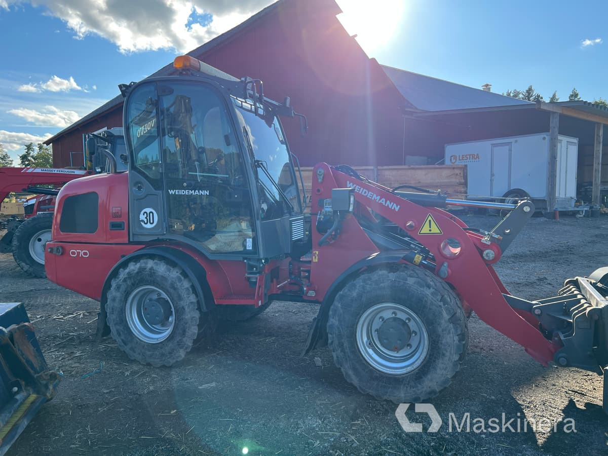 Wiellader Hjullastare Weidemann 4070 CX100 med snöutrustning