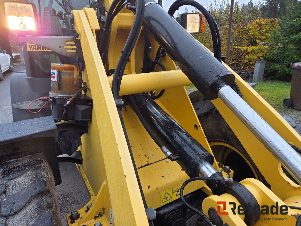 Wiellader Hjullastare Yanmar V100 Med Vikplog och Sandskopa Panolinolja