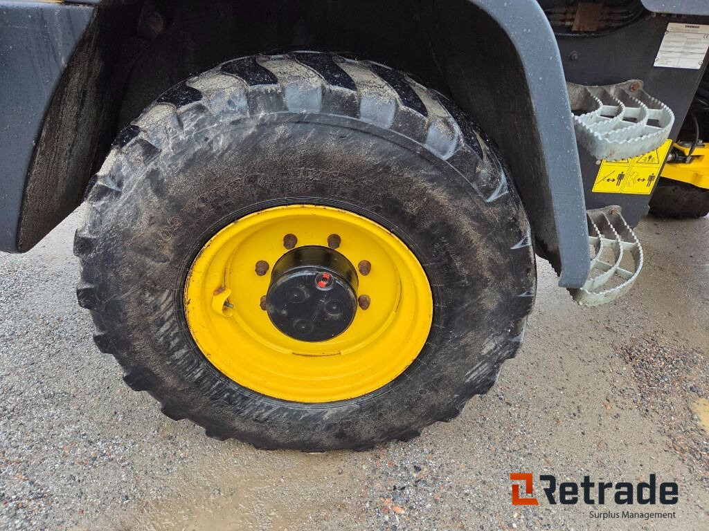 Wiellader Hjullastare Yanmar V100 Med Vikplog och Sandskopa Panolinolja