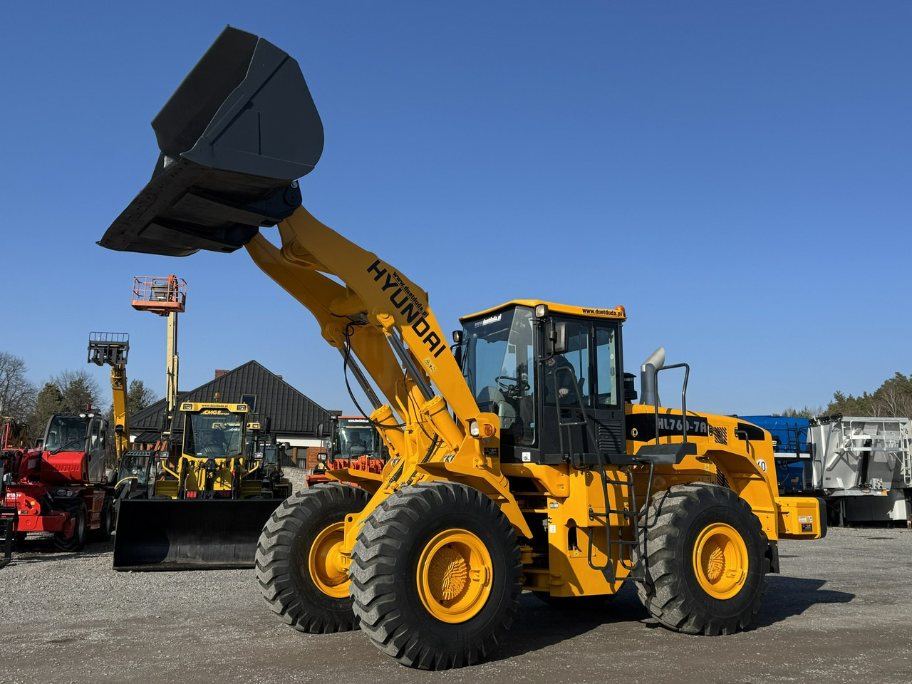 Wiellader Hyundai HL760-7A Centralne Smarowanie waga-18 ton