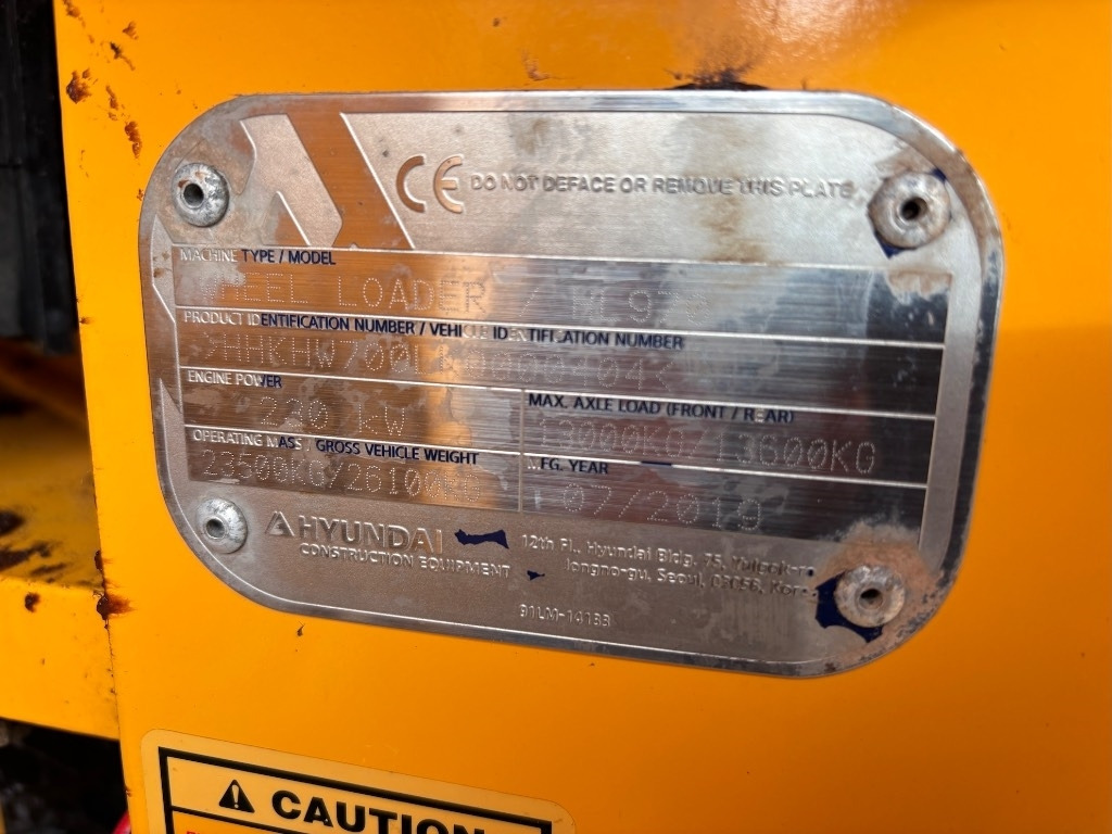 Wiellader Hyundai HL 970 - HL970 - HL 975