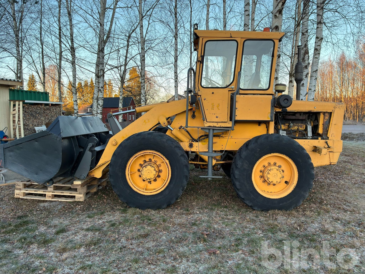 Wiellader IH intarnational 30 Huff