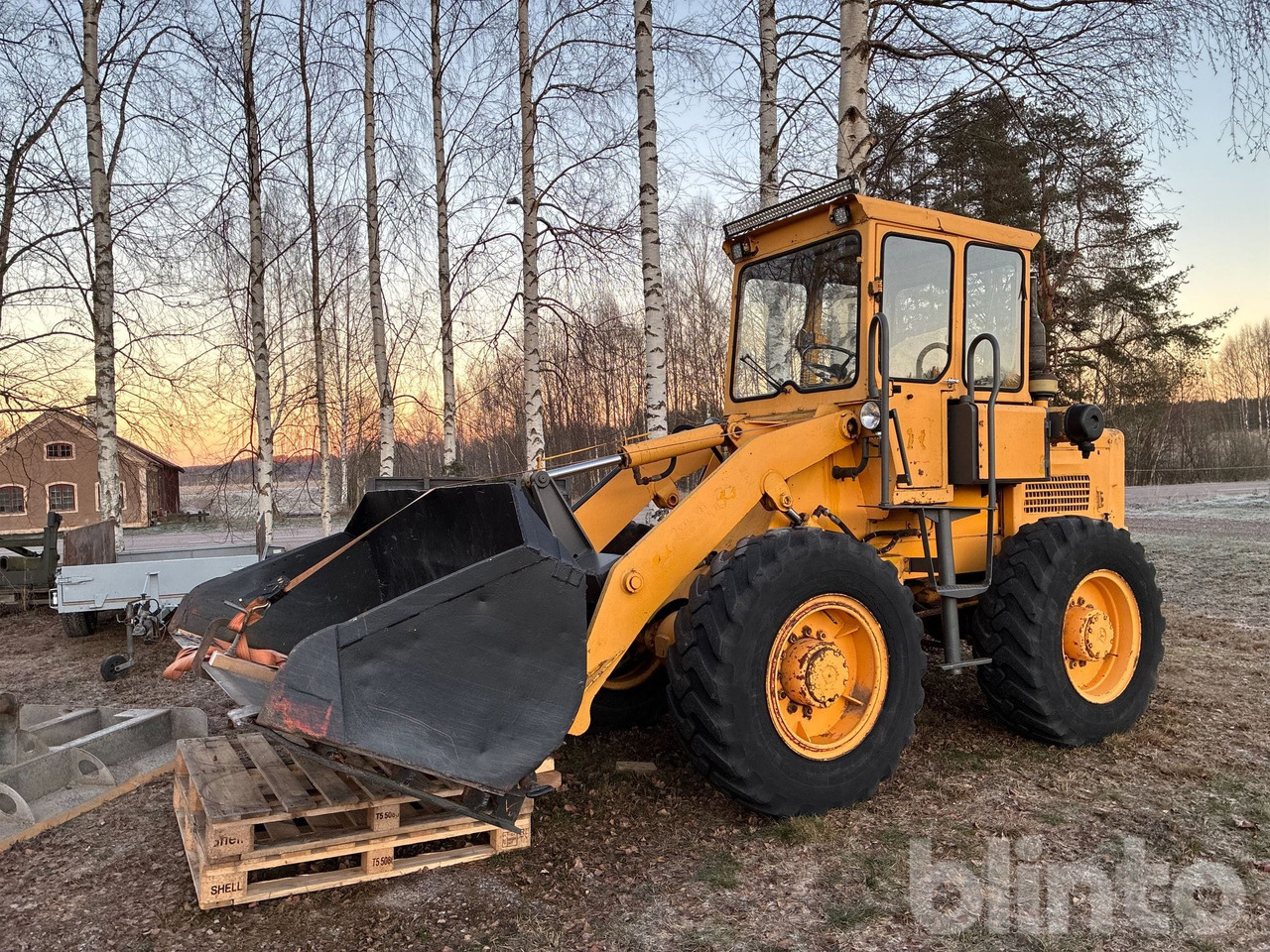 Wiellader IH intarnational 30 Huff