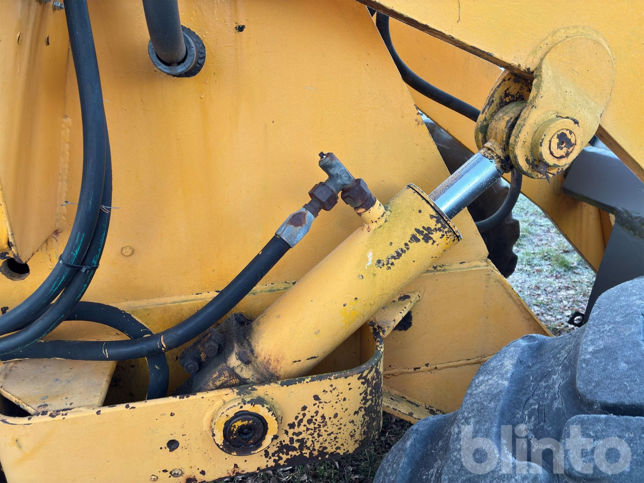 Wiellader IH intarnational 30 Huff