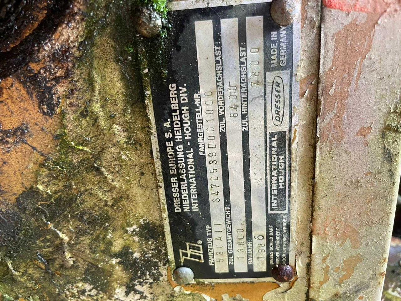 Wiellader INTERNATIONAL - 530 AI - SHOVEL - 1986