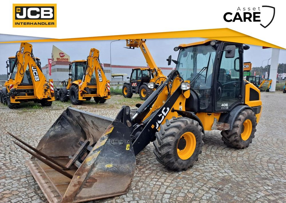 Wiellader JCB 406