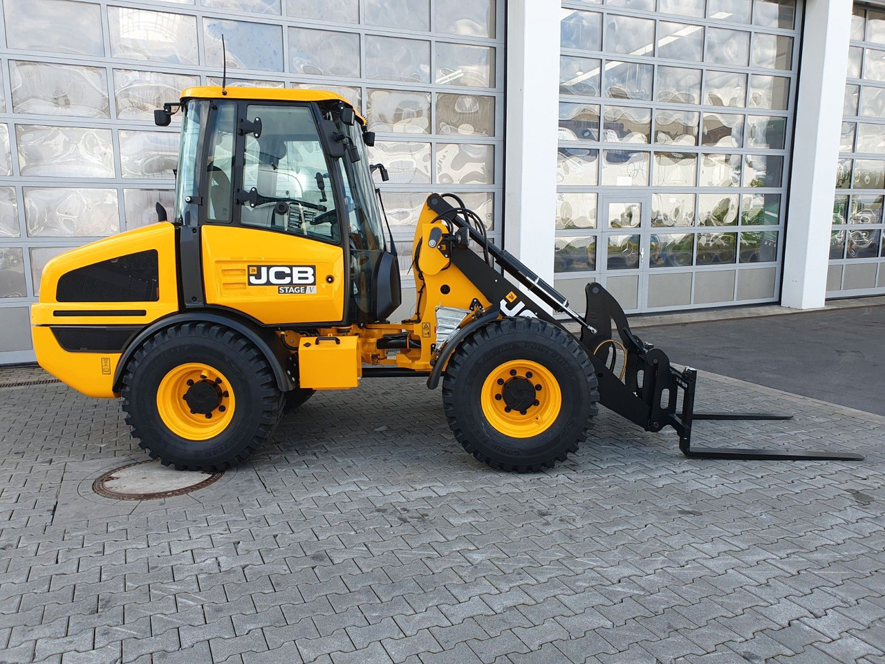 Wiellader JCB 407 SV / Neufahrzeug / Gabel