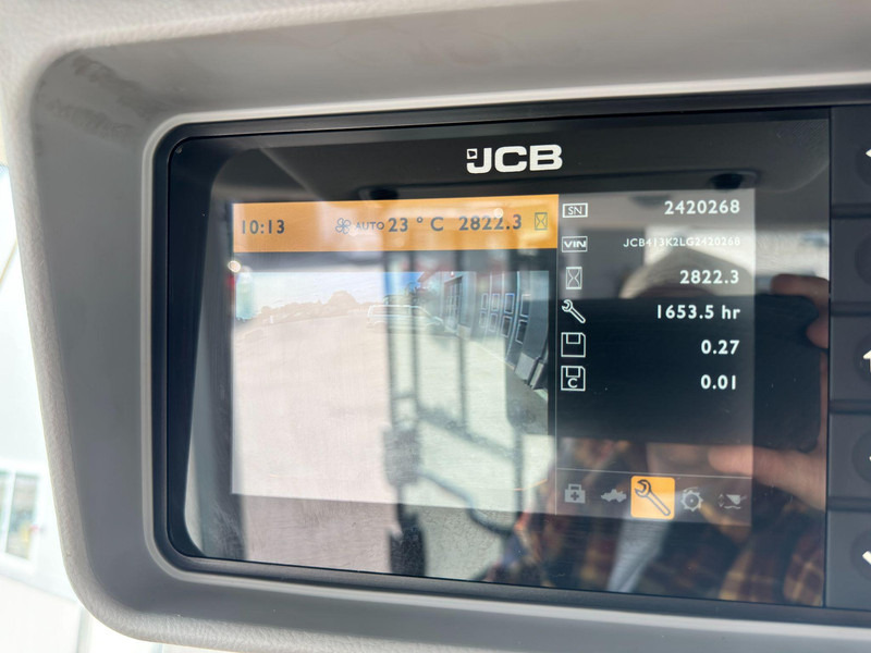 Wiellader JCB 413 2.800h