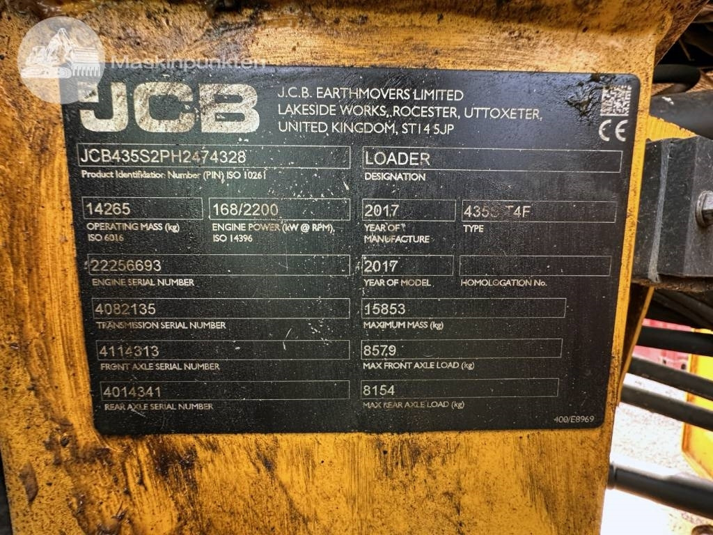 Wiellader JCB 435