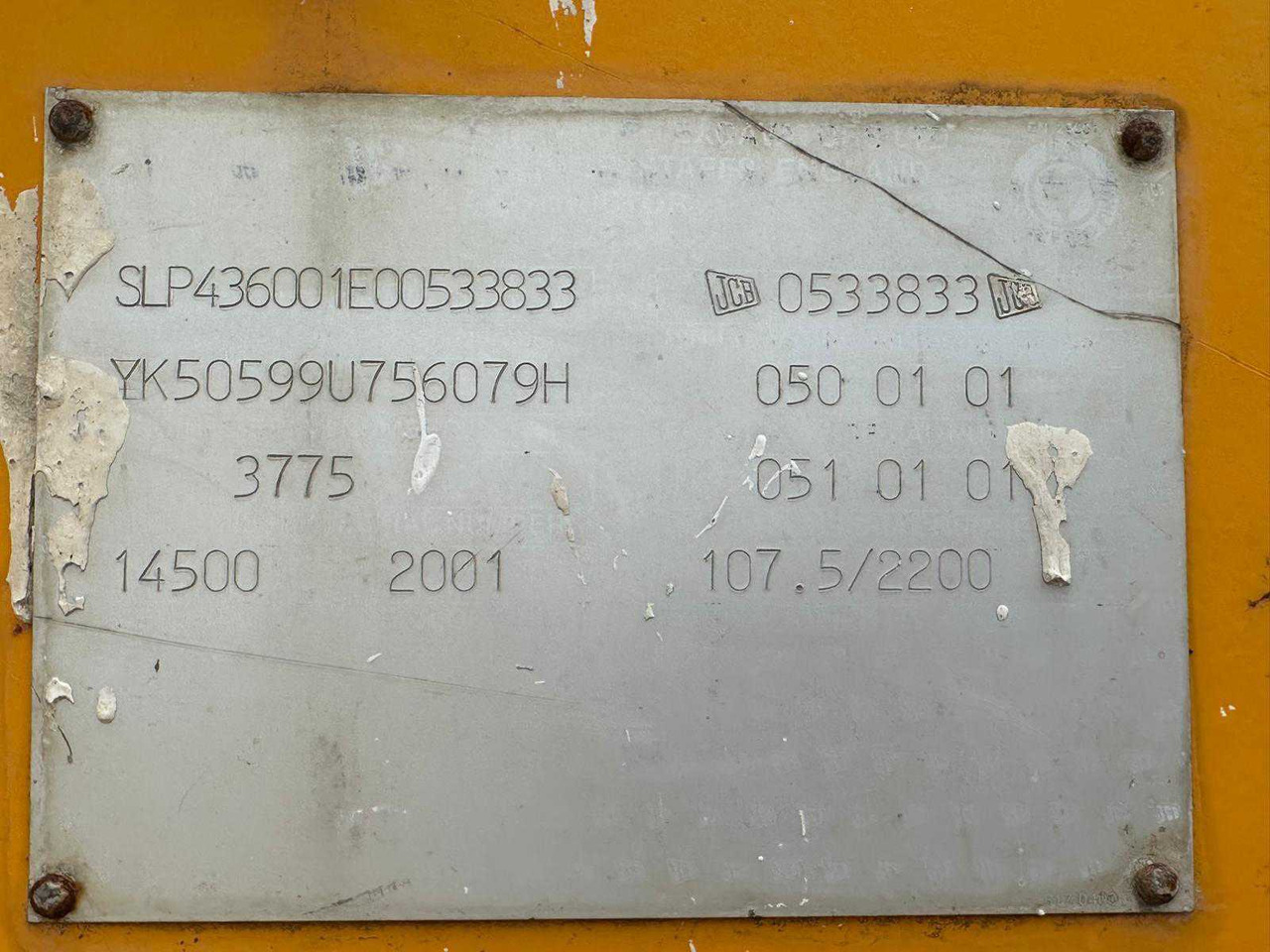 Wiellader JCB - 436 - WHEEL LOADER - 2001