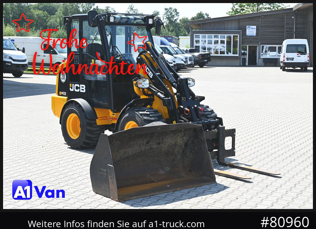 Wiellader JCB JCB 403 SP Radlader, Palletengabel, Kabine, Zusatzhydraulik