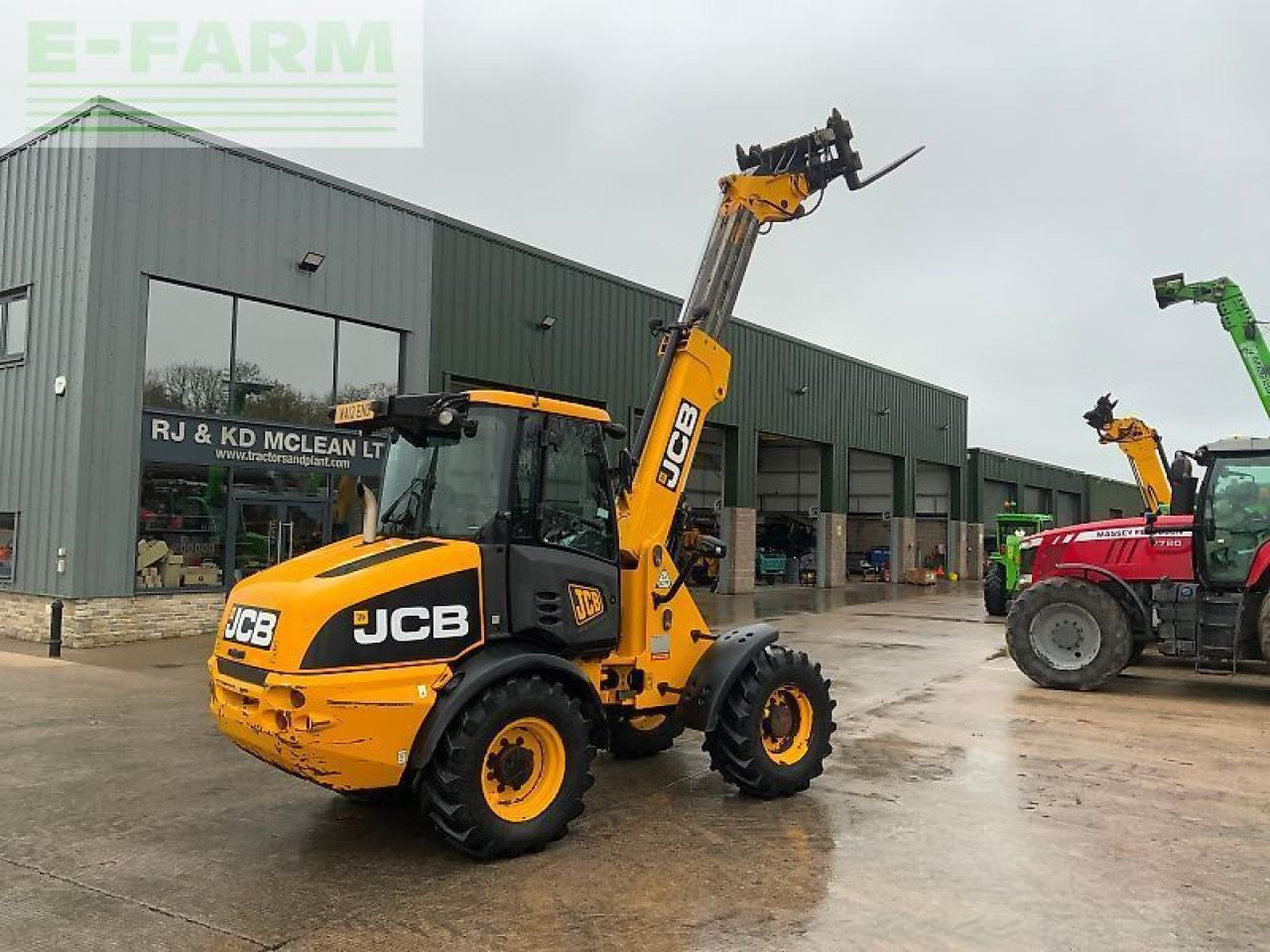 Wiellader JCB tm220 agri telehandler (st25185)