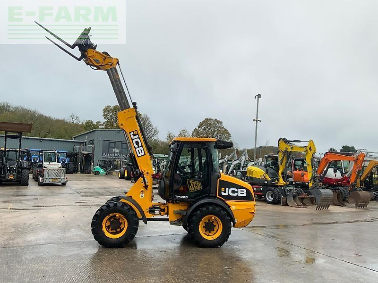 Wiellader JCB tm220 agri telehandler (st25185)