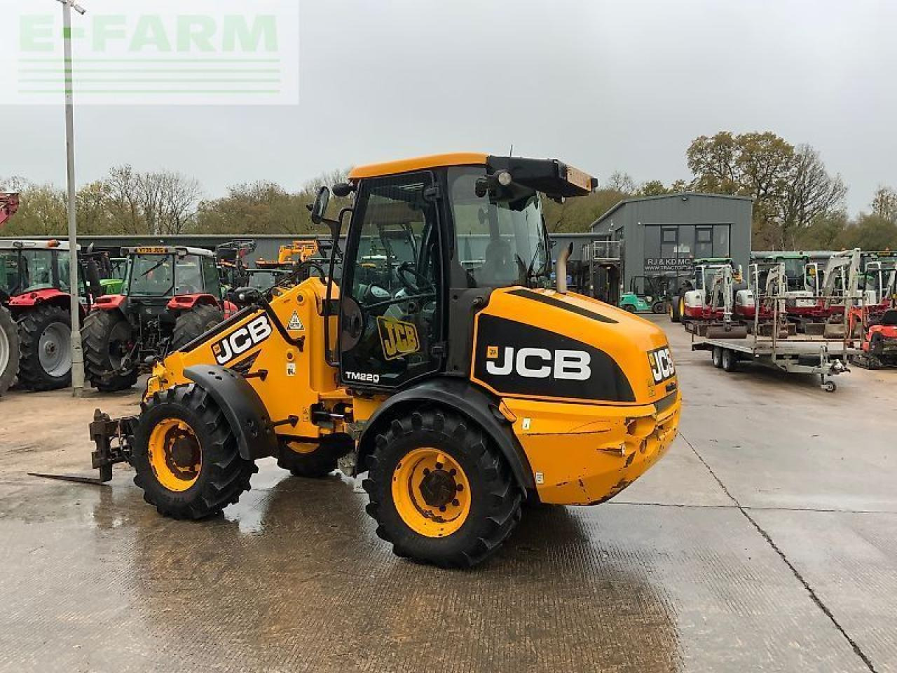 Wiellader JCB tm220 agri telehandler (st25185)