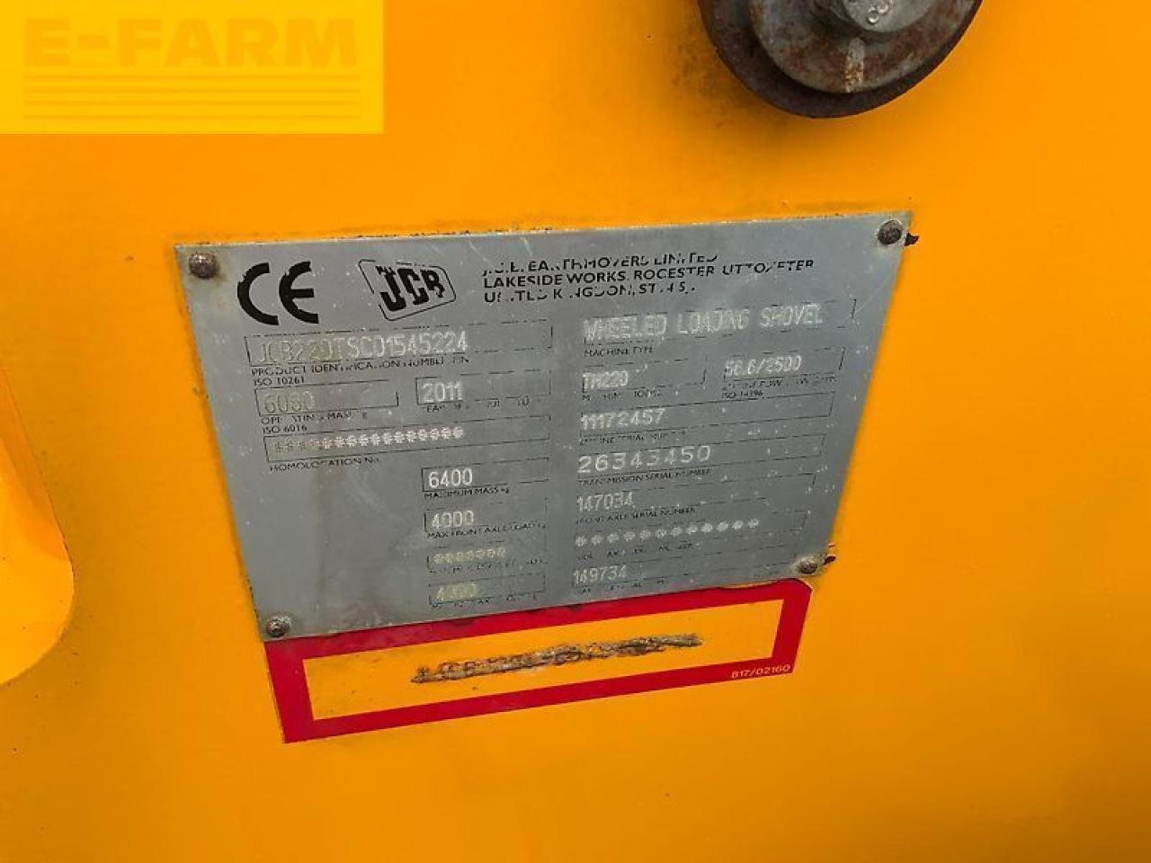 Wiellader JCB tm220 agri telehandler (st25185)