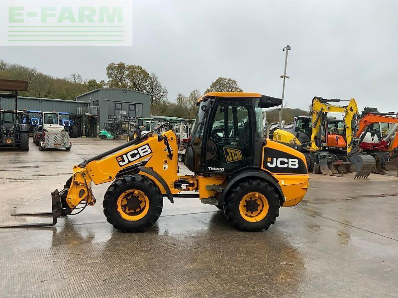 Wiellader JCB tm220 agri telehandler (st25185)