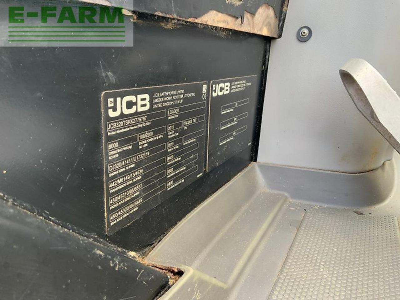 Wiellader JCB tm320s pivot steer telehandler (st23560)