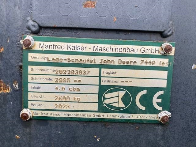 Wiellader John Deere 744 P MIETE / RENTAL (12002126)