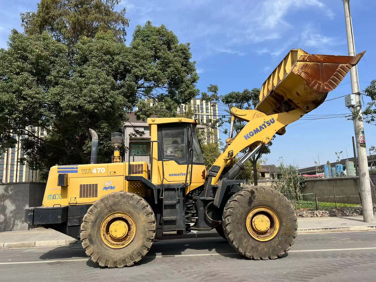 Wiellader KOMATSU WA470-3