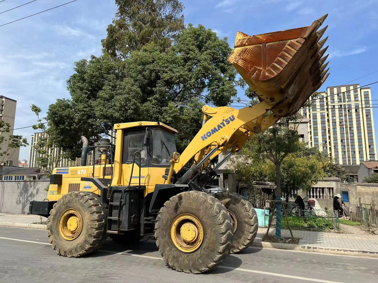 Wiellader KOMATSU WA470-3