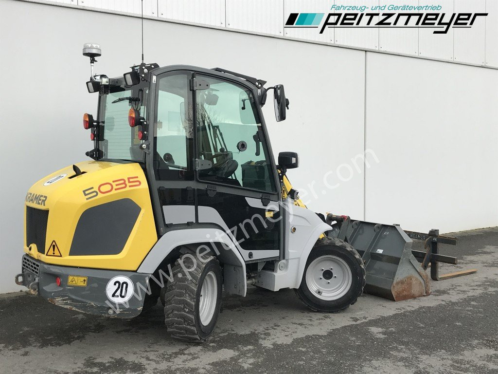 Wiellader KRAMER RADLADER 5035 / 358 Schaufel+Palettengabel