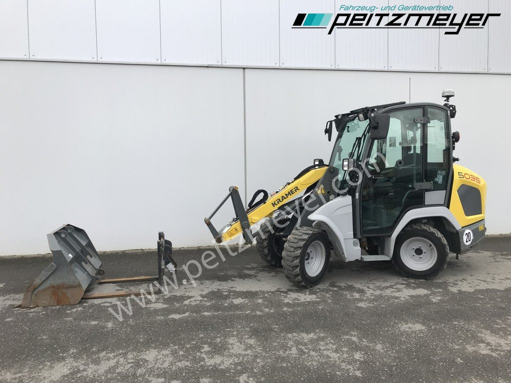 Wiellader KRAMER RADLADER 5035 / 358 Schaufel+Palettengabel