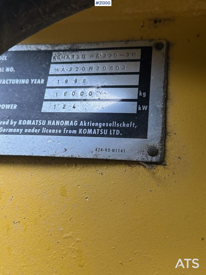 Wiellader Komatsu WA320-3H