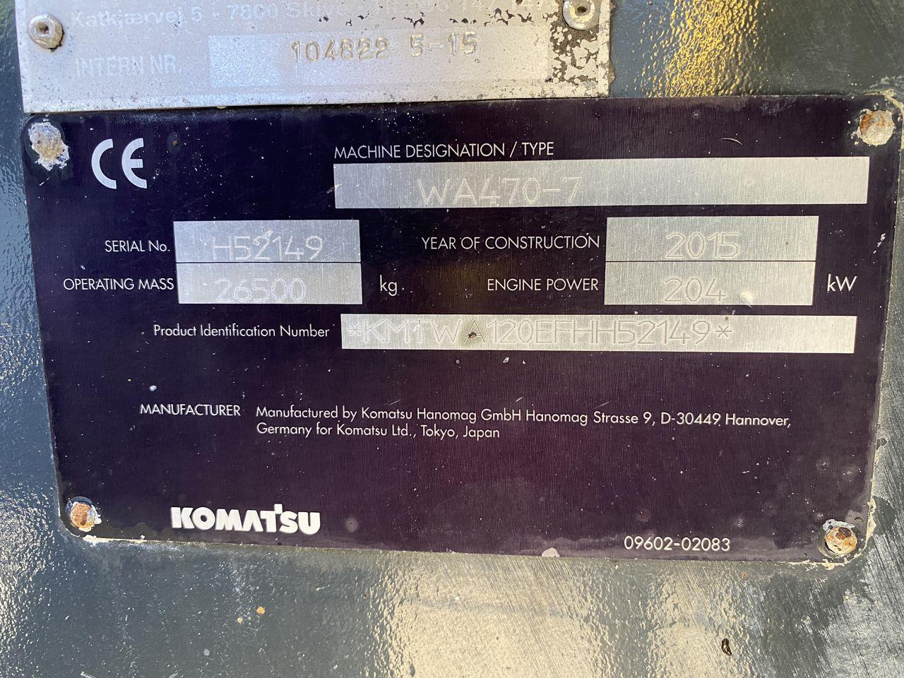 Wiellader Komatsu WA470-7