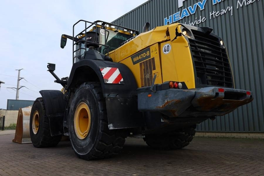 Wiellader Komatsu WA470-8 Diesel, 4x4 Drive, Tamtron Weighting Syste