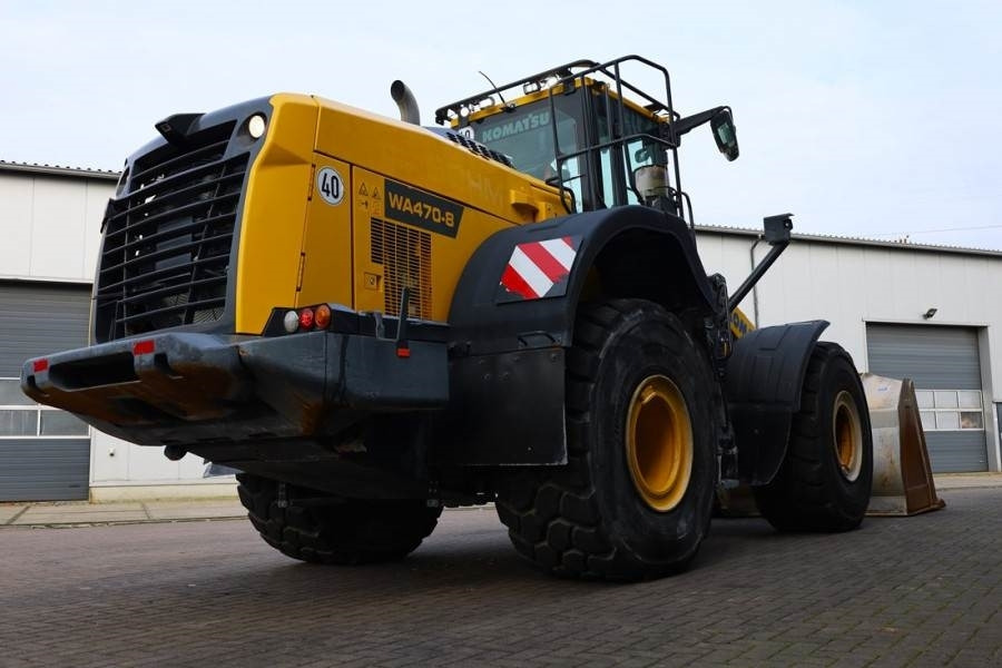 Wiellader Komatsu WA470-8 Diesel, 4x4 Drive, Tamtron Weighting Syste