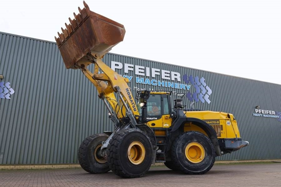 Wiellader Komatsu WA470-8 Diesel, 4x4 Drive, Tamtron Weighting Syste
