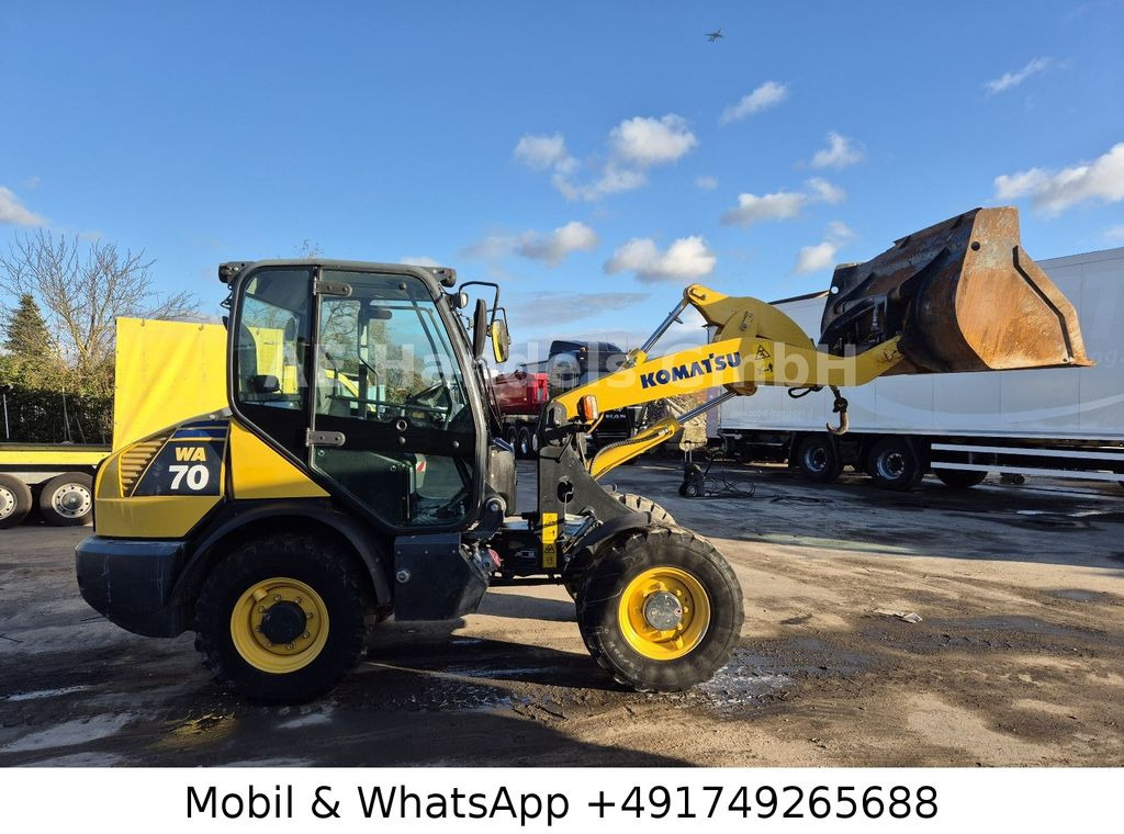Wiellader Komatsu WA70-7 *Schaufel-1,5m³/Gabel/Schnellwechsler