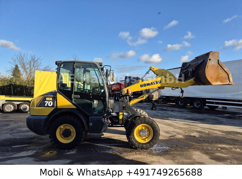 Wiellader Komatsu WA70-7 *Schaufel-1,5m³/Gabel/Schnellwechsler