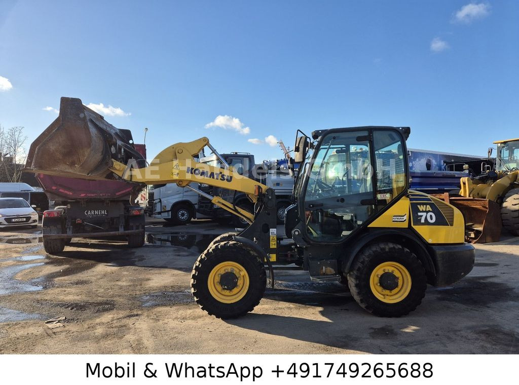 Wiellader Komatsu WA70-7 *Schaufel-1,5m³/Gabel/Schnellwechsler