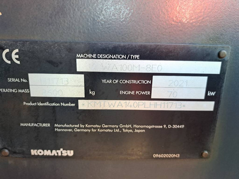 Wiellader Komatsu WA 100 M-8