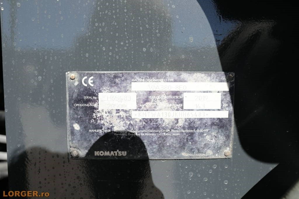Wiellader Komatsu WA 380-8EO