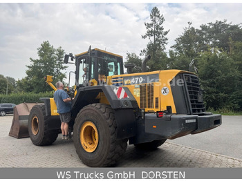 Wiellader  Komatsu WA 470-6  9t Schaufel Waage LED