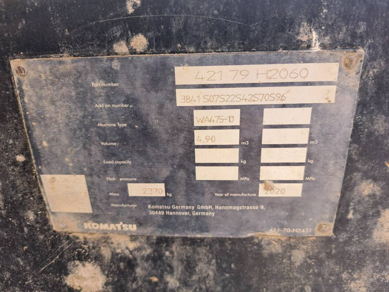 Wiellader Komatsu WA 475-10E0