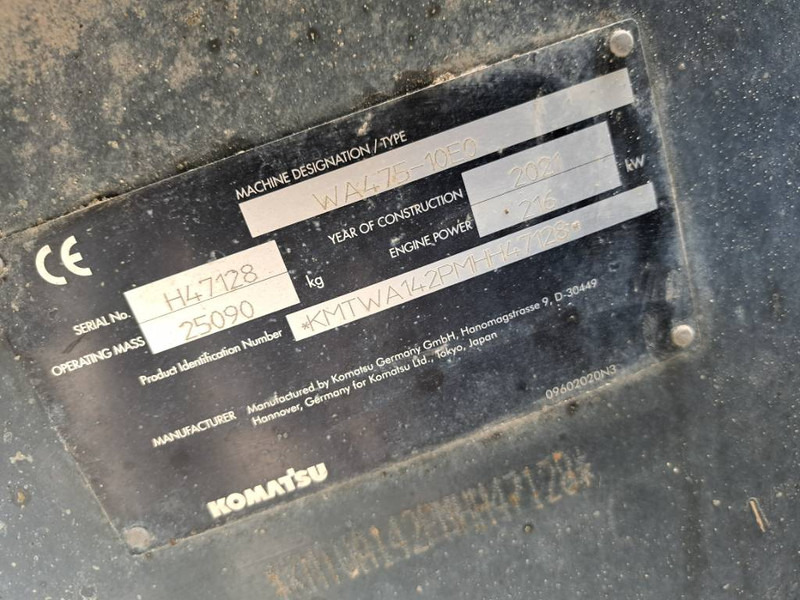 Wiellader Komatsu WA 475-10E0