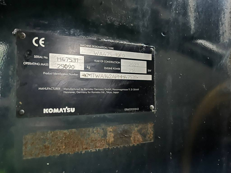 Wiellader Komatsu WA 475-10E0