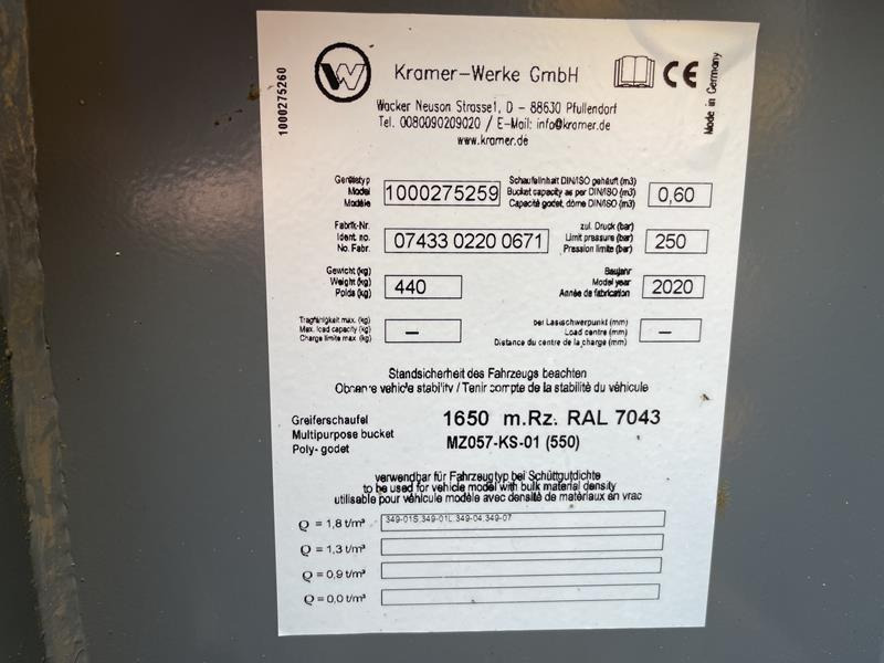 Wiellader Kramer 5055 E