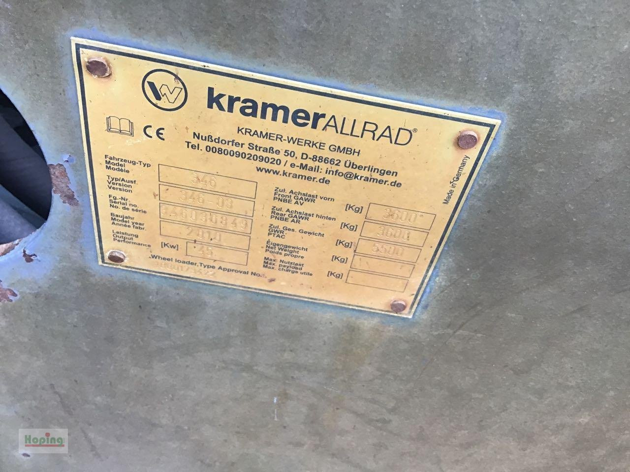 Wiellader Kramer 750