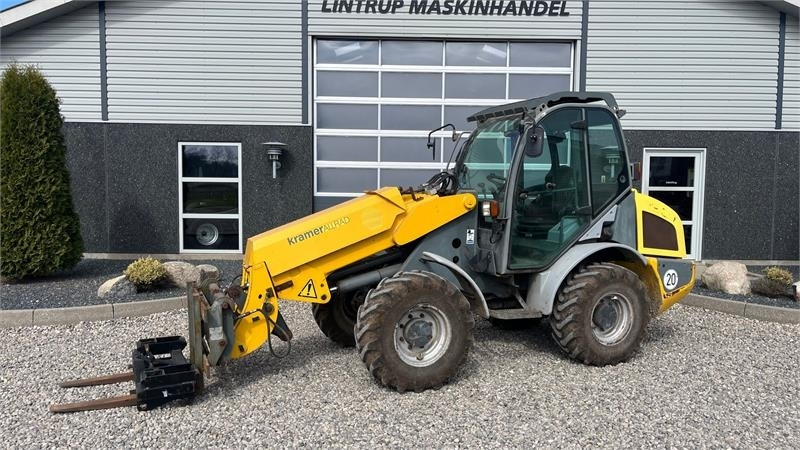 Wiellader Kramer 750T Allrad med pallegafler og adabter. Med telesk