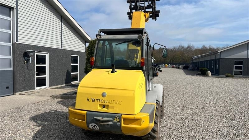 Wiellader Kramer 750T Allrad med pallegafler og adabter. Med telesk