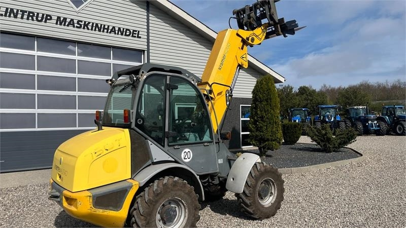 Wiellader Kramer 750T Allrad med pallegafler og adabter. Med telesk