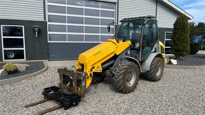 Wiellader Kramer 750T Allrad med pallegafler og adabter. Med telesk