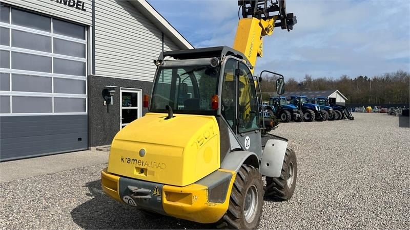 Wiellader Kramer 750T Allrad med pallegafler og adabter. Med telesk