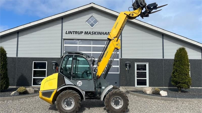 Wiellader Kramer 750T Allrad med pallegafler og adabter. Med telesk